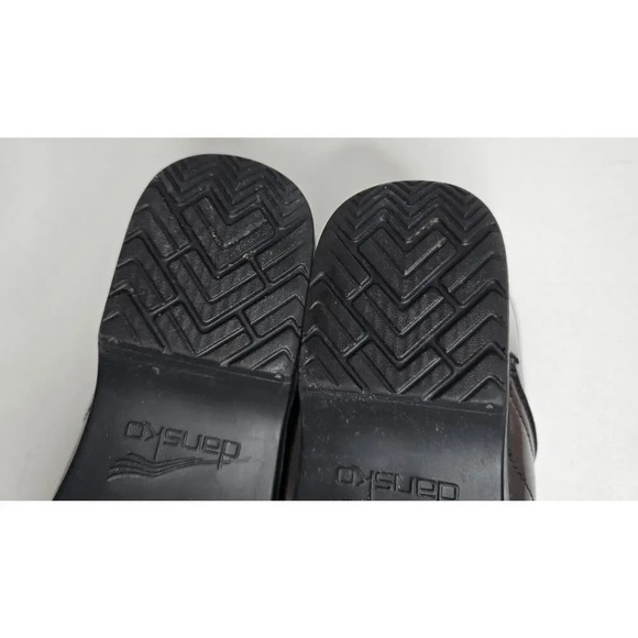 Dansko Women's Pro Multi Scribble Patent Leather Clogs Shoes Sz US 9.5-10 EU 40 - Picture 12 of 13